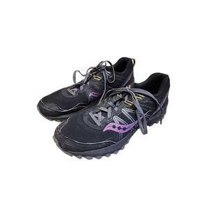 Saucony Shoes Womens 11 Excursion TR 14 S10584-18 Black Trail Hiking Outdoors